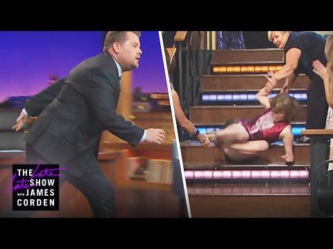 بالفيديو مذيع the late late show يتعرض إلى خدعة نيسان على الهواء