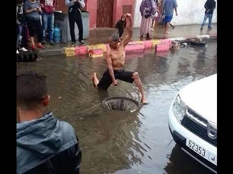 علال القادوس ينقذ حي المسيرة من الغرق