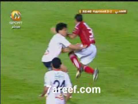 شاهد ثلاثية الأهلي في شباك المنصورة تمنحه لقب الدوري 35